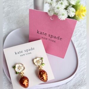 Kate Spade Picnic Perfect Strawberry Drop Stud Earrings